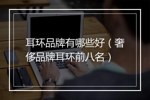 耳环品牌有哪些好（奢侈品牌耳环前八名）