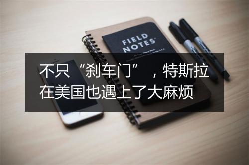 不只“刹车门”，特斯拉在美国也遇上了大麻烦