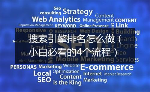 搜索引擎排名怎么做（小白必看的4个流程）