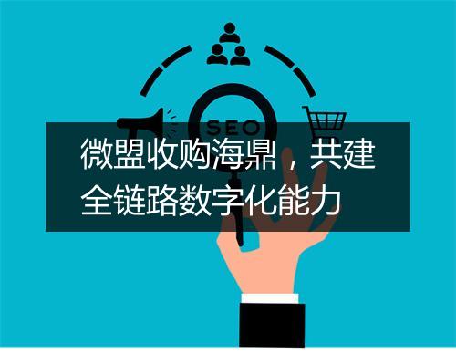 微盟收购海鼎，共建全链路数字化能力