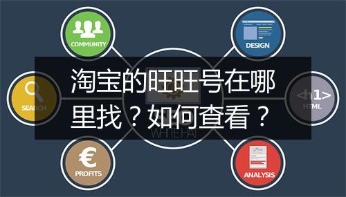 淘宝的旺旺号在哪里找？如何查看？