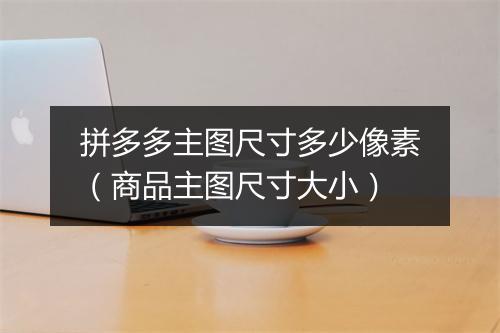 拼多多主图尺寸多少像素（商品主图尺寸大小）