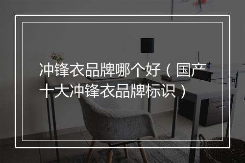 冲锋衣品牌哪个好（国产十大冲锋衣品牌标识）