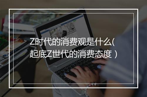 Z时代的消费观是什么(起底Z世代的消费态度）