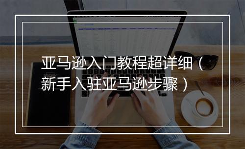 亚马逊入门教程超详细（新手入驻亚马逊步骤）