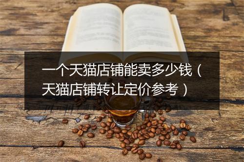 一个天猫店铺能卖多少钱（天猫店铺转让定价参考）