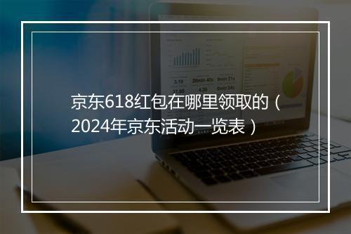 京东618红包在哪里领取的（2024年京东活动一览表）