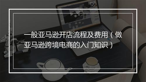 一般亚马逊开店流程及费用（做亚马逊跨境电商的入门知识）