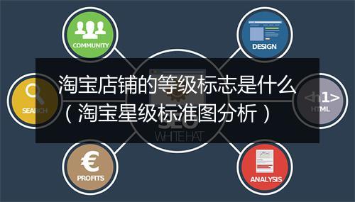淘宝店铺的等级标志是什么（淘宝星级标准图分析）