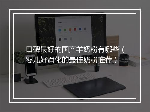 口碑最好的国产羊奶粉有哪些（婴儿好消化的最佳奶粉推荐）