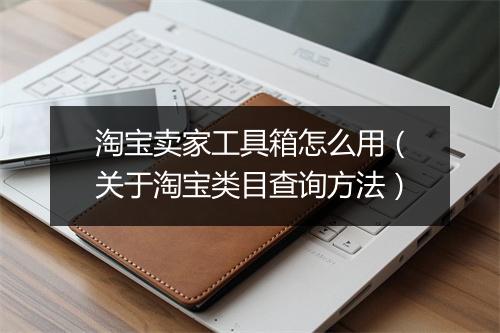 淘宝卖家工具箱怎么用（关于淘宝类目查询方法）