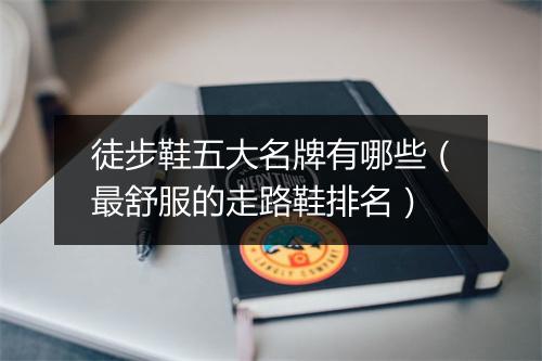 徒步鞋五大名牌有哪些（最舒服的走路鞋排名）