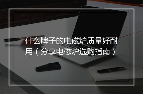什么牌子的电磁炉质量好耐用（分享电磁炉选购指南）