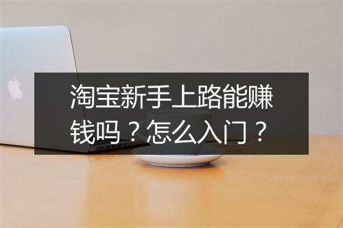 淘宝新手上路能赚钱吗？怎么入门？