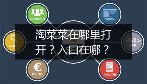 淘菜菜在哪里打开？入口在哪？