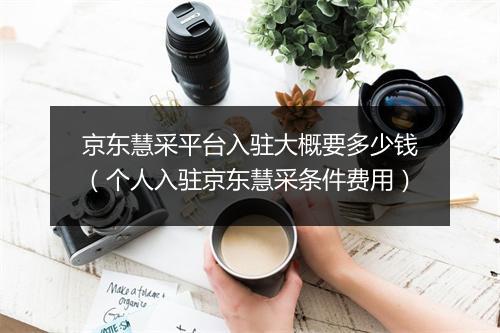 京东慧采平台入驻大概要多少钱（个人入驻京东慧采条件费用）