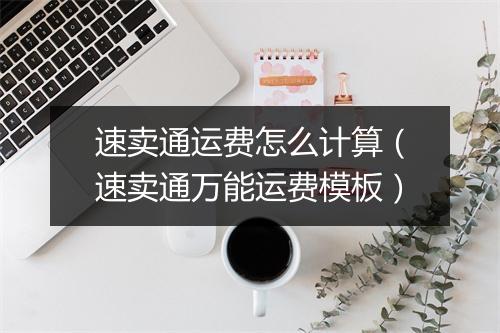 速卖通运费怎么计算（速卖通万能运费模板）