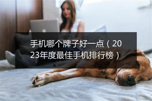 手机哪个牌子好一点（2023年度最佳手机排行榜）