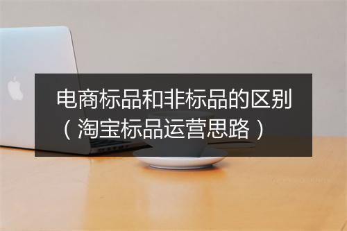 电商标品和非标品的区别（淘宝标品运营思路）