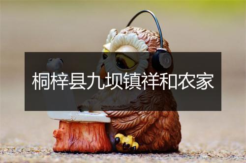 桐梓县九坝镇祥和农家
