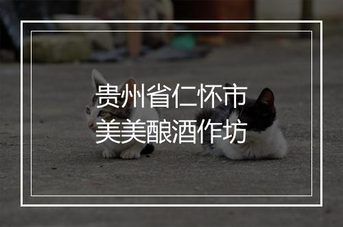 贵州省仁怀市美美酿酒作坊