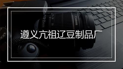 遵义亢祖辽豆制品厂