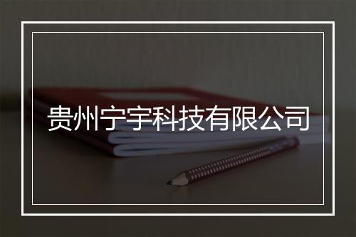 贵州宁宇科技有限公司