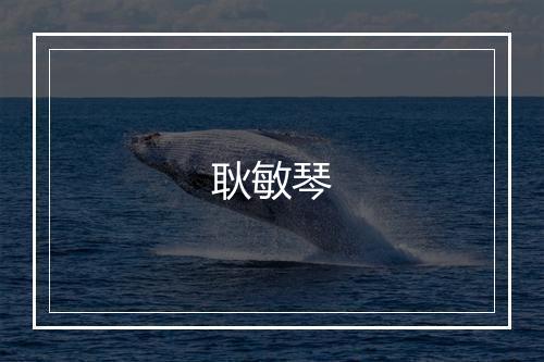 耿敏琴