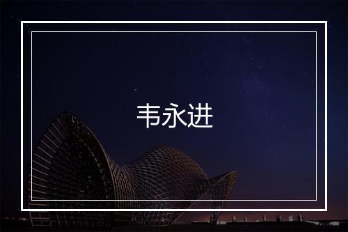 韦永进