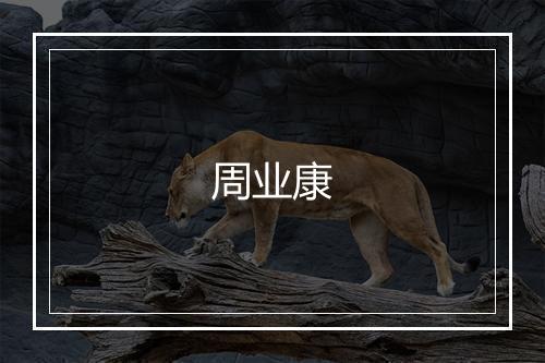 周业康