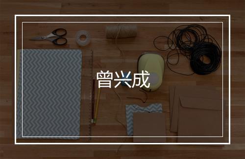 曾兴成