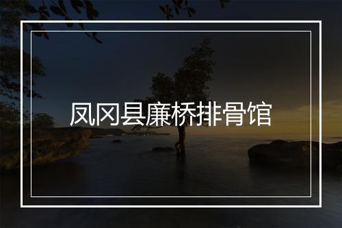 凤冈县廉桥排骨馆