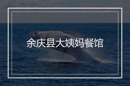 余庆县大姨妈餐馆