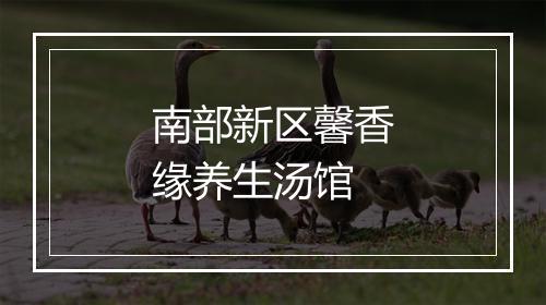 南部新区馨香缘养生汤馆
