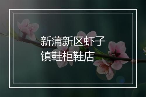 新蒲新区虾子镇鞋柜鞋店