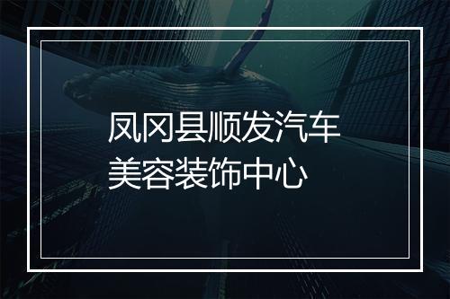 凤冈县顺发汽车美容装饰中心