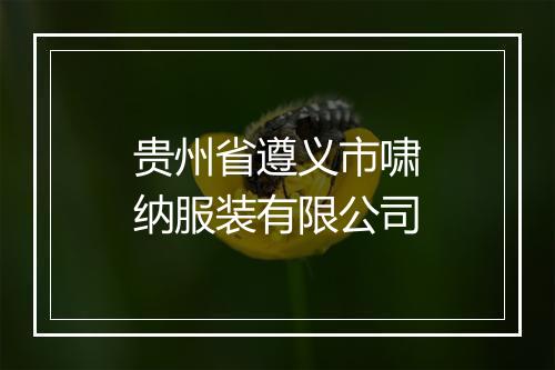 贵州省遵义市啸纳服装有限公司