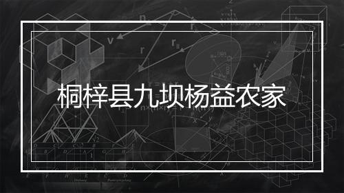 桐梓县九坝杨益农家
