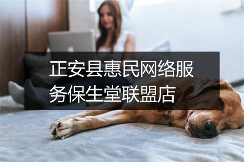 正安县惠民网络服务保生堂联盟店