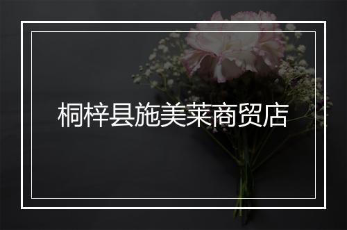 桐梓县施美莱商贸店