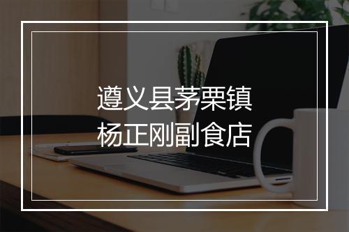 遵义县茅栗镇杨正刚副食店