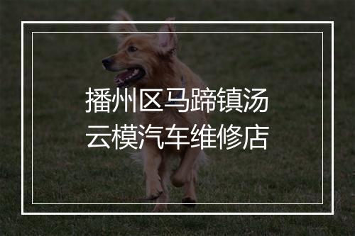 播州区马蹄镇汤云模汽车维修店