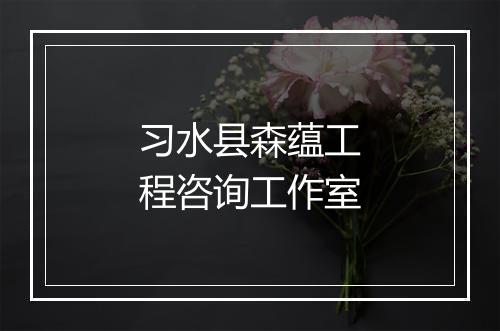 习水县森蕴工程咨询工作室