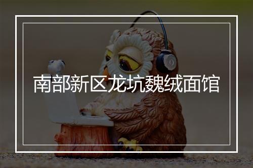 南部新区龙坑魏绒面馆