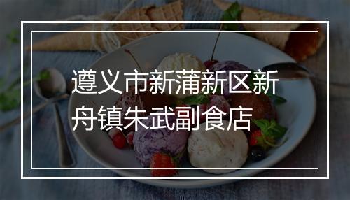 遵义市新蒲新区新舟镇朱武副食店