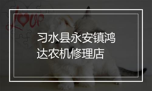 习水县永安镇鸿达农机修理店