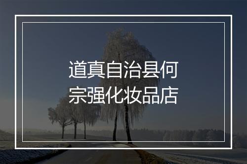道真自治县何宗强化妆品店