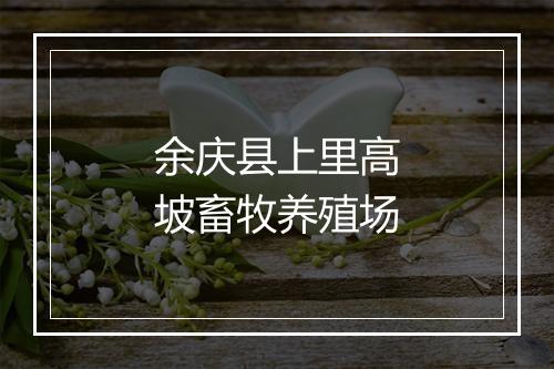 余庆县上里高坡畜牧养殖场