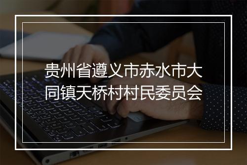 贵州省遵义市赤水市大同镇天桥村村民委员会