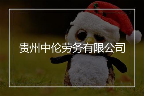 贵州中伦劳务有限公司